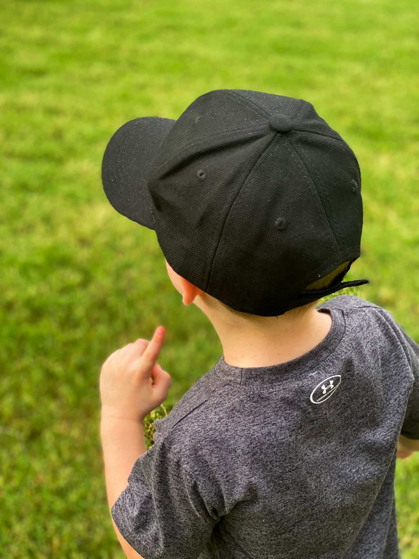 Minimalist ball cap for kids